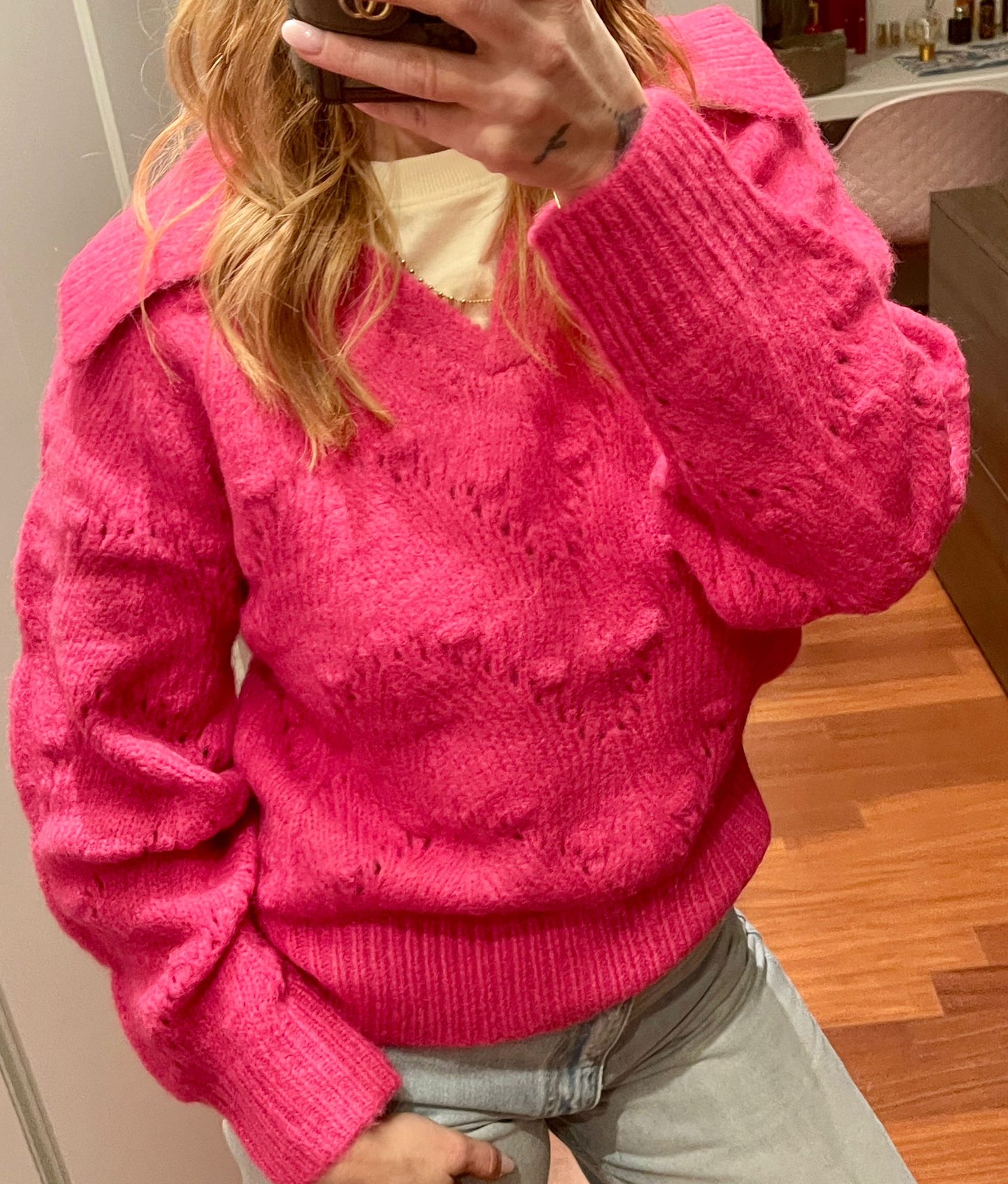 Maglione con colletto