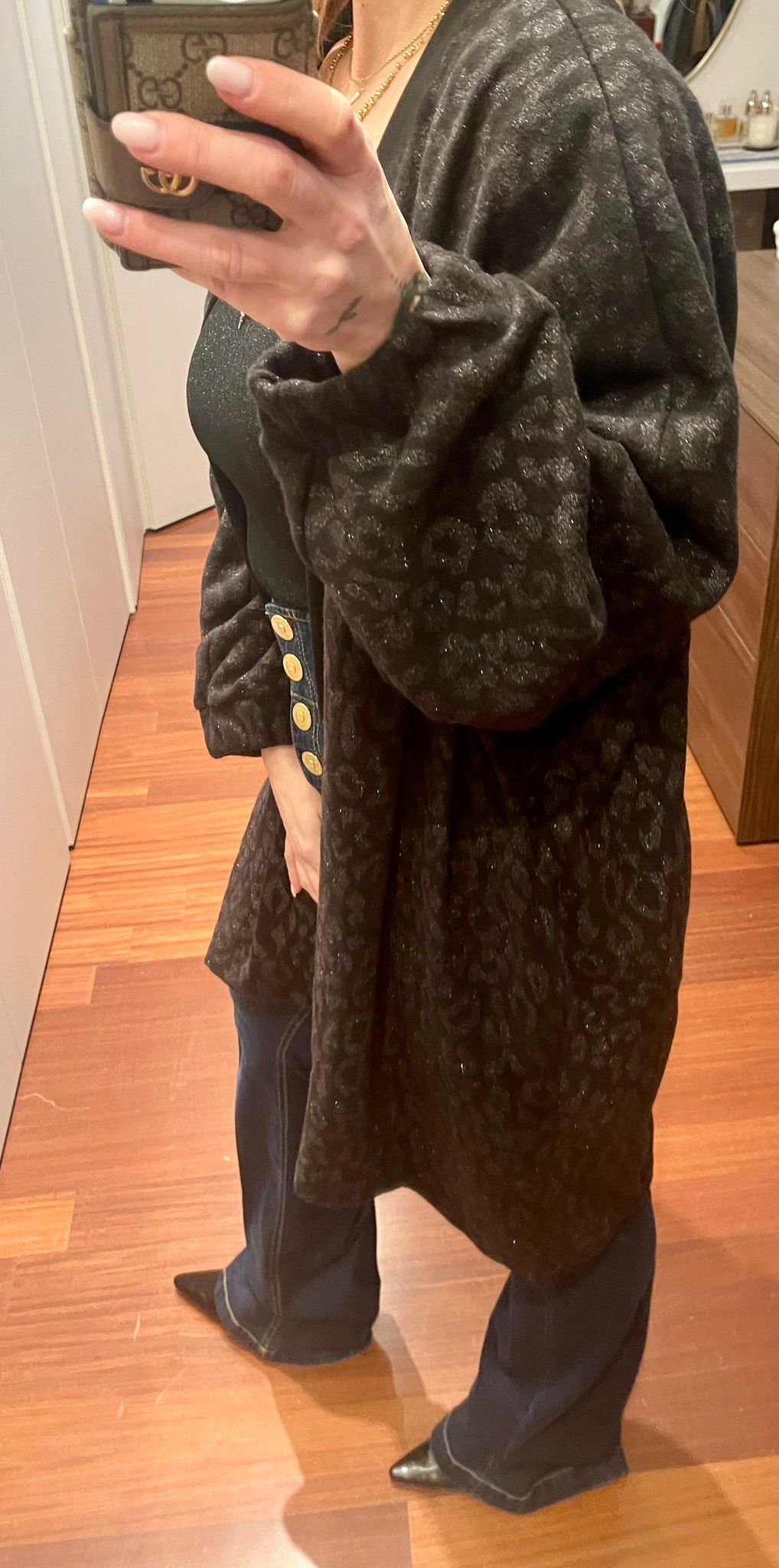 Cardigan fantasia glitter